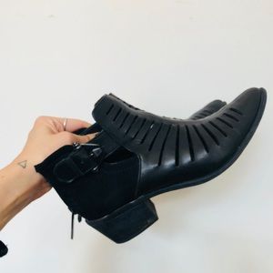 Black Sam Edelman ankle booties